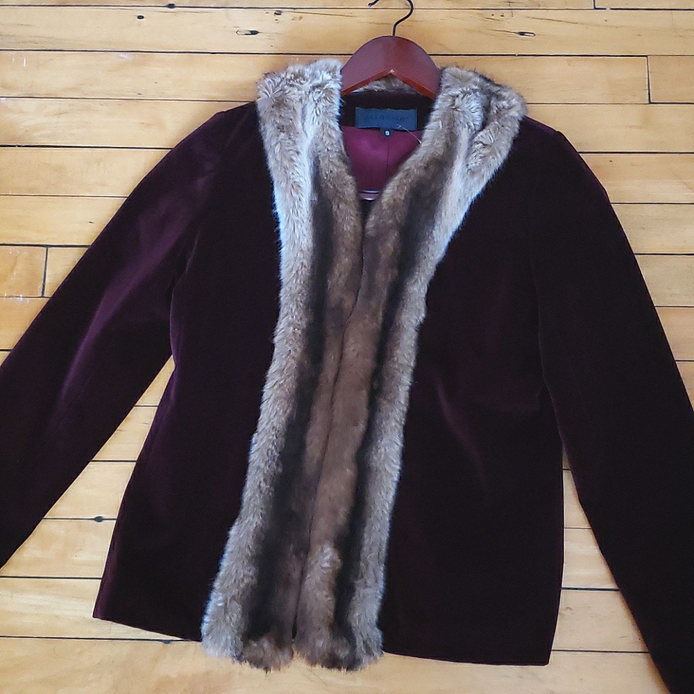 Jill Stuart velvet blazer